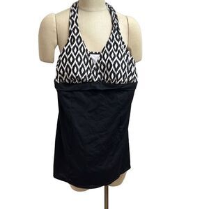 Dana Buchanan Black 1 piece Swimsuit Size 14